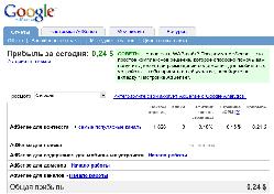 Сколько я заработал на рекламе за сегодня